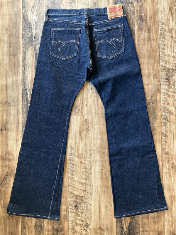 THE FLAT HEAD 1007 Bootcut W31 x L32 Zimbabwe cotton 14.5oz