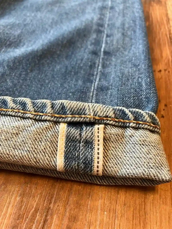 Old EVISU No.2 2507 W30 x L33 Fisherman Patch SCOVILL - Image 10