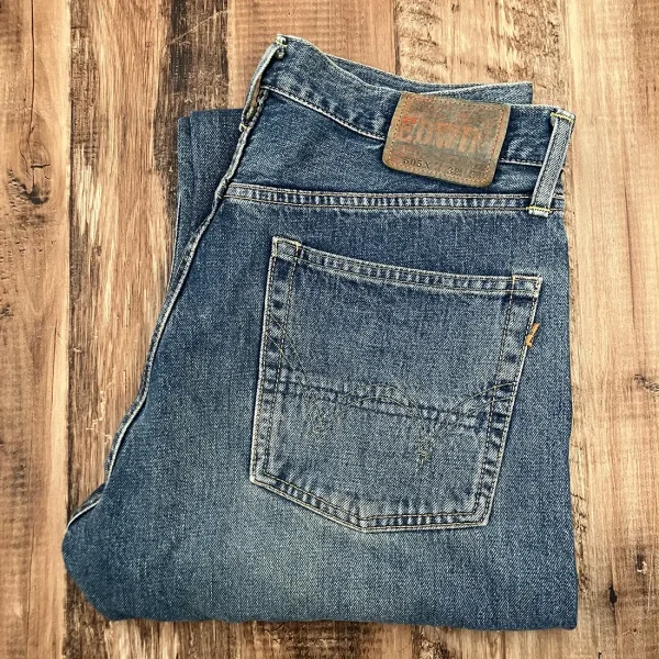 Vintage EDWIN 505ZX W32 x L29 “New Vintage” 90s - Image 13