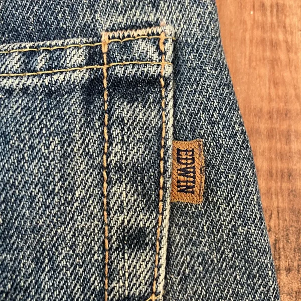 Vintage EDWIN 505ZX W32 x L29 “New Vintage” 90s - Image 9