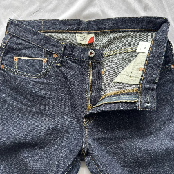 GRAPH ZERO 2410 W33 x L29 Straight Selvedge Jeans - Image 6
