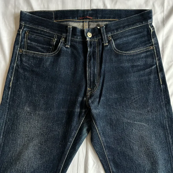 BLUE WAY M1735 W33 x L29 Japanese Selvedge Jeans - Image 4