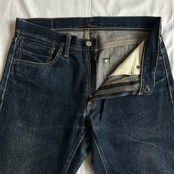 BLUE WAY M1735 W33 x L29 Japanese Selvedge Jeans - Image 7