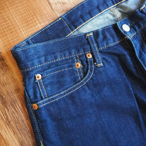 DENIME BASIC W32 x L29 Japanese Selvedge Jeans - Image 5