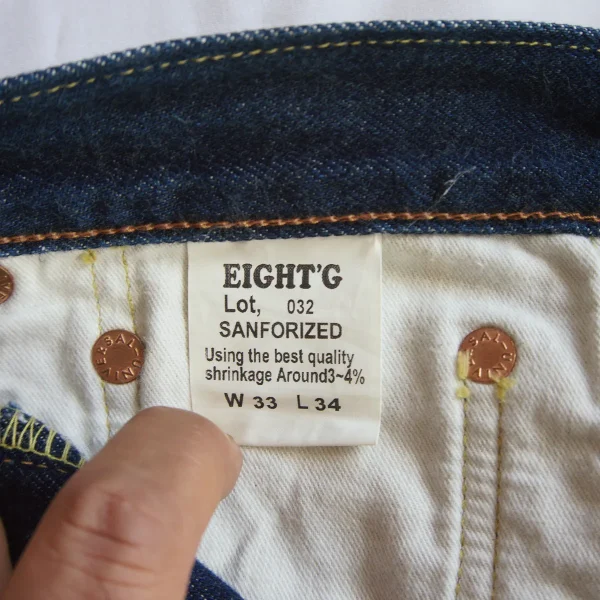 EIGHT-G 032 W31 x L29 Japanese Selvedge Jeans - Image 19