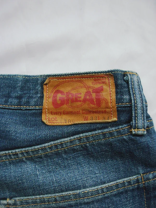 GREAT 1001XX W33 x L32 90s Vintage Japanese Selvedge - Image 3