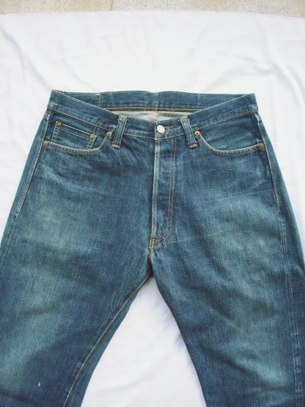 GREAT 1001XX W33 x L32 90s Vintage Japanese Selvedge - Image 7