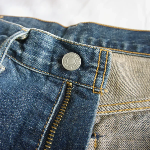 LEVI'S 502XX W32 x L34 Pre-LVC Japan-made 1994 Big E Selvedge Jeans - Image 6