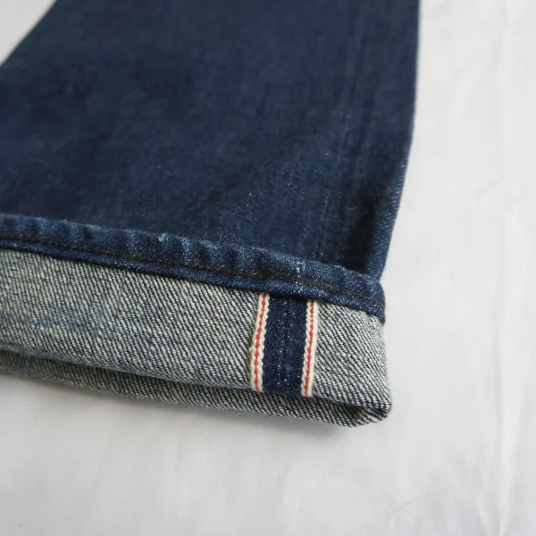 M THANK YOU FRIENDS 12AW-MPT003 W32 x L32 Star Embroidered Selvedge Jeans - Image 10