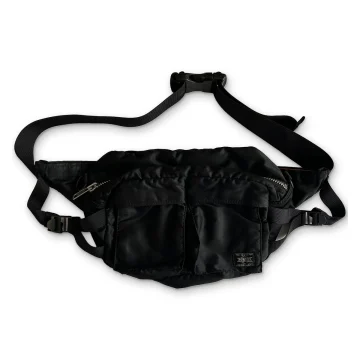 PORTER TANKER waist bag black 1