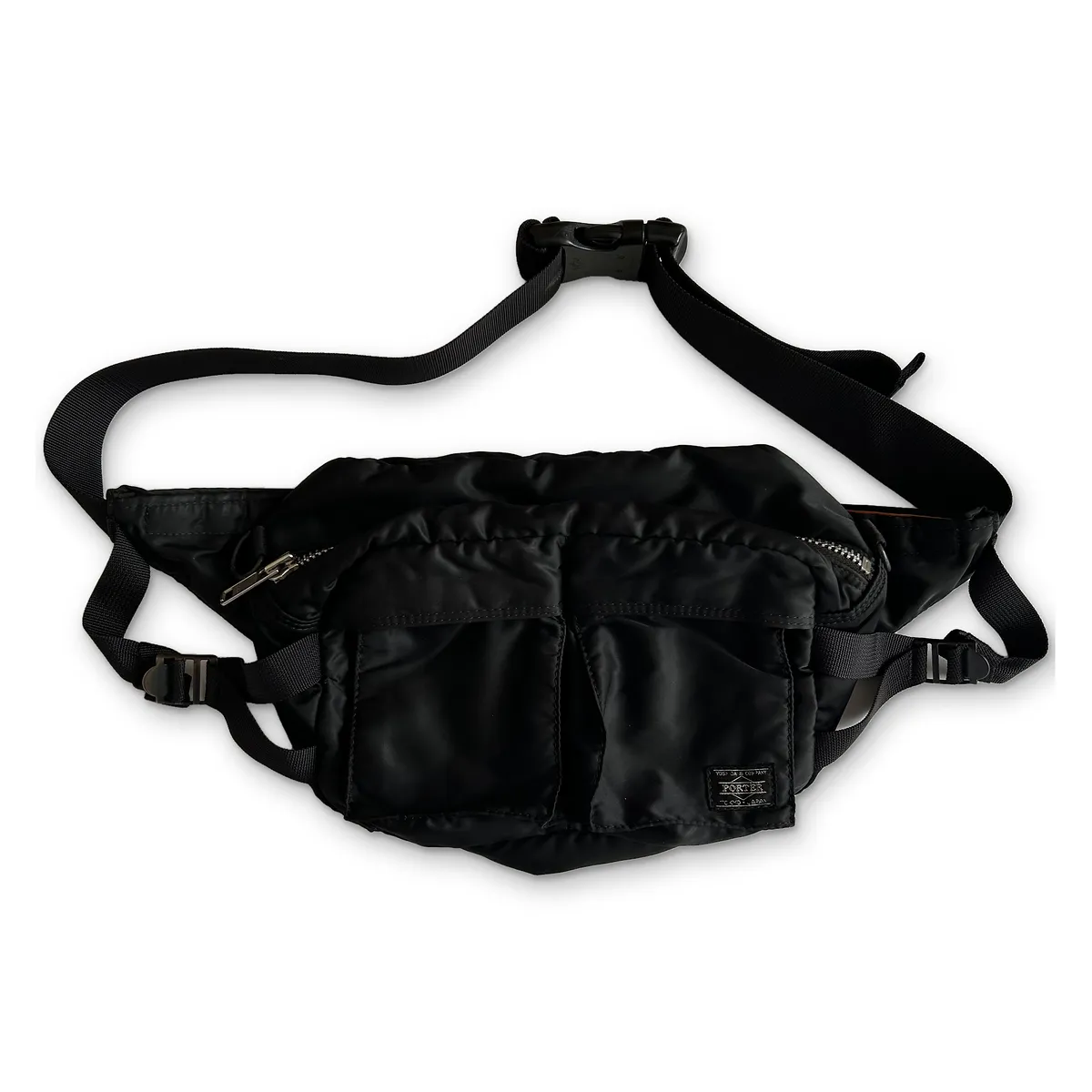 PORTER TANKER WAIST BAG BLACK (YOSHIDA & CO.)