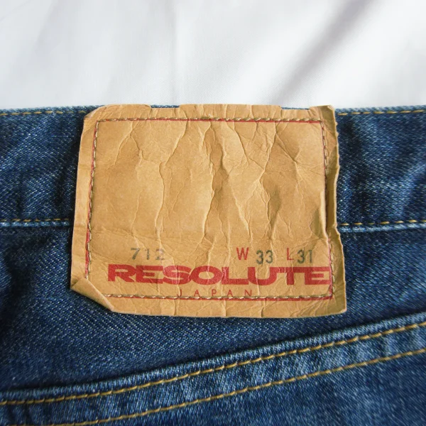 RESOLUTE 712 W32 x L29 Japanese Selvedge Denim - Image 3